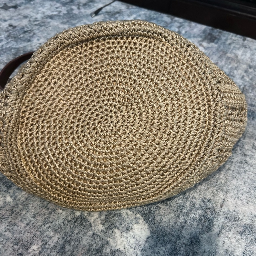 The Sak Brown Crochet Shoulder Bag - Picture 7 of 12